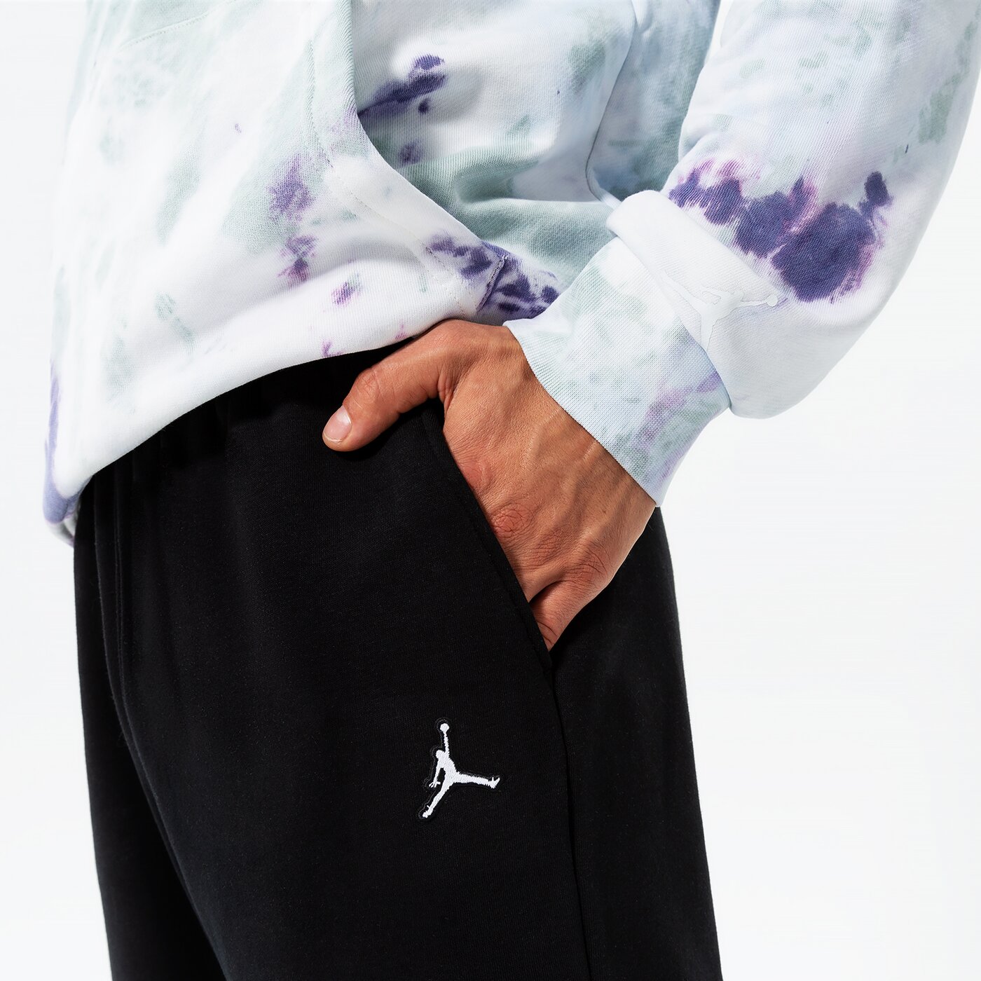 Мъжки панталони JORDAN ПАНТАЛОНИ M J ESS FLC PANT dq7340-010 цвят черен