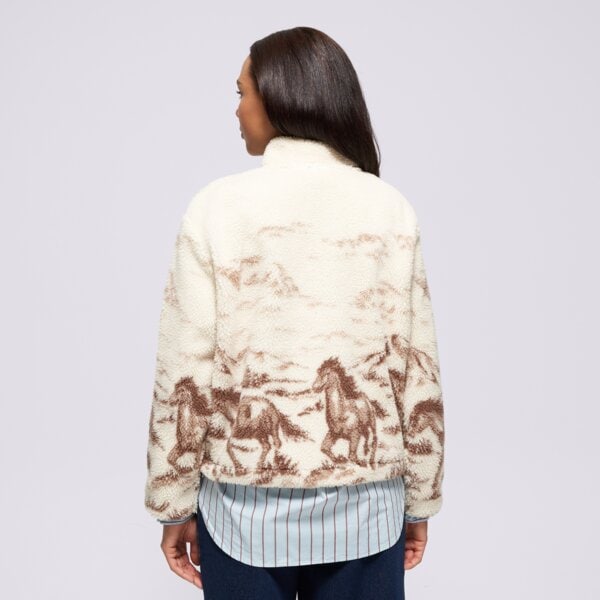 Дамски суичър LEVI'S ПОЛАР KASEY SHERPA PULLOVER OW NEUTRALS 003za-0000 цвят кафяв