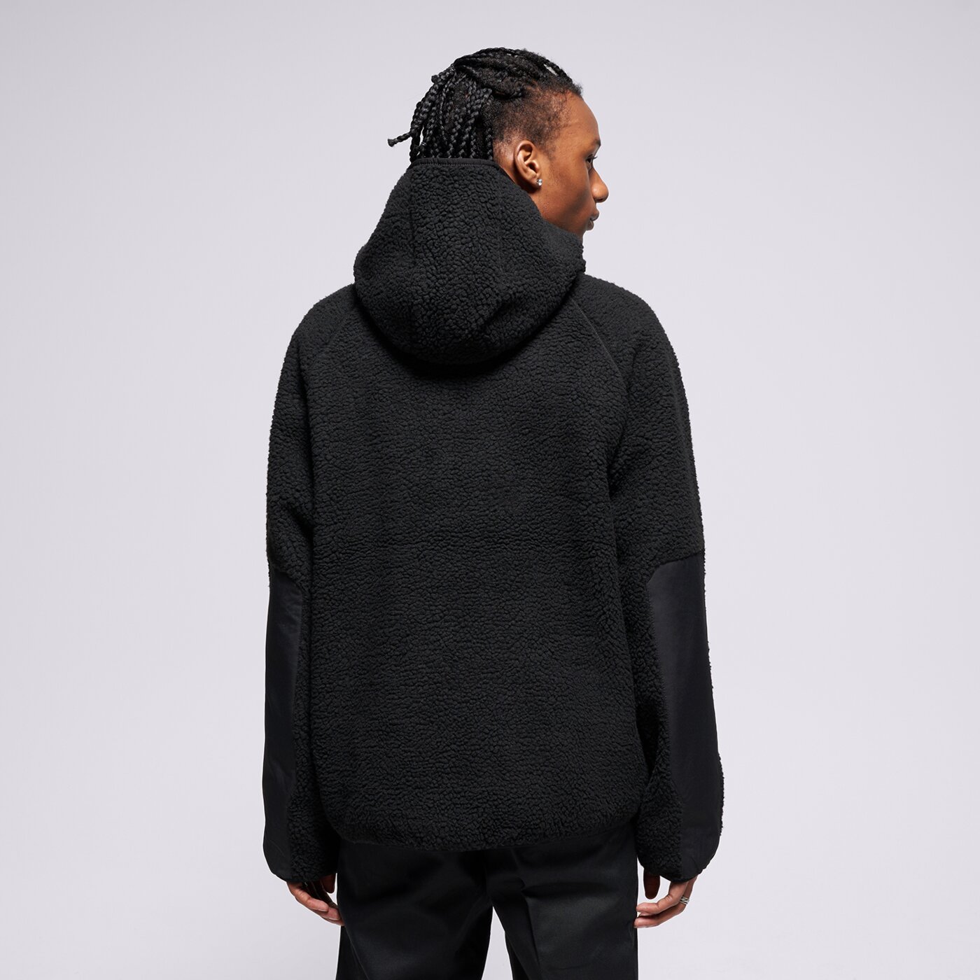 Мъжко зимно яке DICKIES ЯКЕ CENTRAL HIGH PILE HOODED dk0a87nvblk1 цвят черен