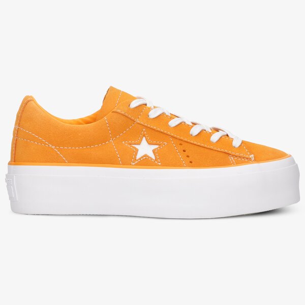 Дамски маратонки CONVERSE ONE STAR PLATFORM 563487c цвят оранжев