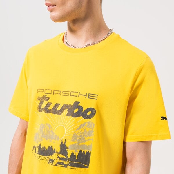 Мъжка тениска PUMA ТЕНИСКА PUMA PL GRAPHIC TEE 2 534832-02 цвят жълт