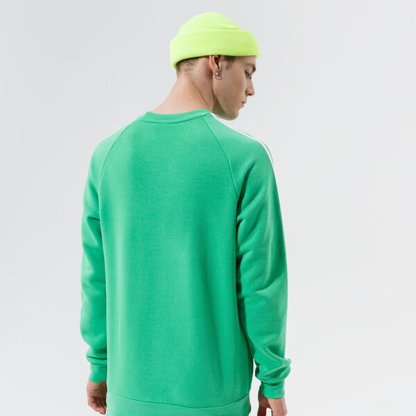 Мъжки суичър ADIDAS СУИТЧЪР 3-STRIPES CREW h06670 цвят зелен