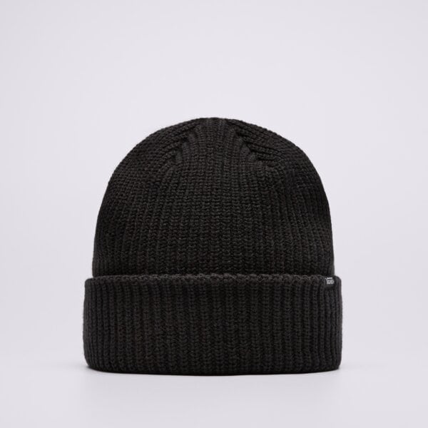 Дамска зимна шапка VANS ШАПКА CORE BASIC CUFF BEANIE vn000qb4blk1 цвят черен