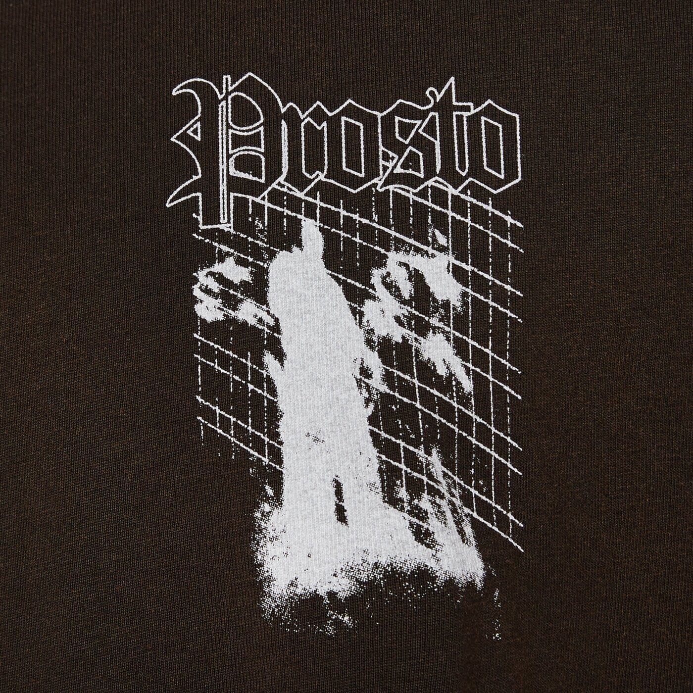 Мъжка тениска PROSTO ТЕНИСКА SHADOW WASHED BLACK kl252mtee1081 цвят сив