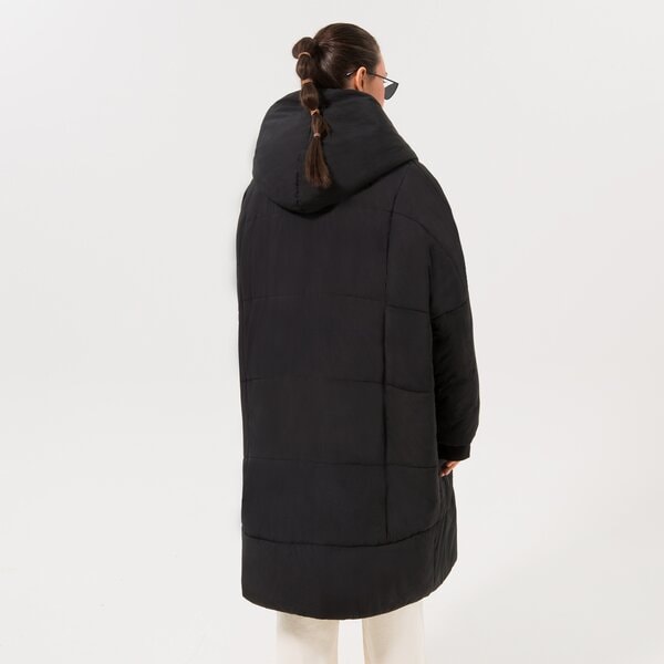 Дамско зимно яке REEBOK ЯКЕ ЗИМНО S PAD LONG JACKET BLACK hh7247 цвят черен