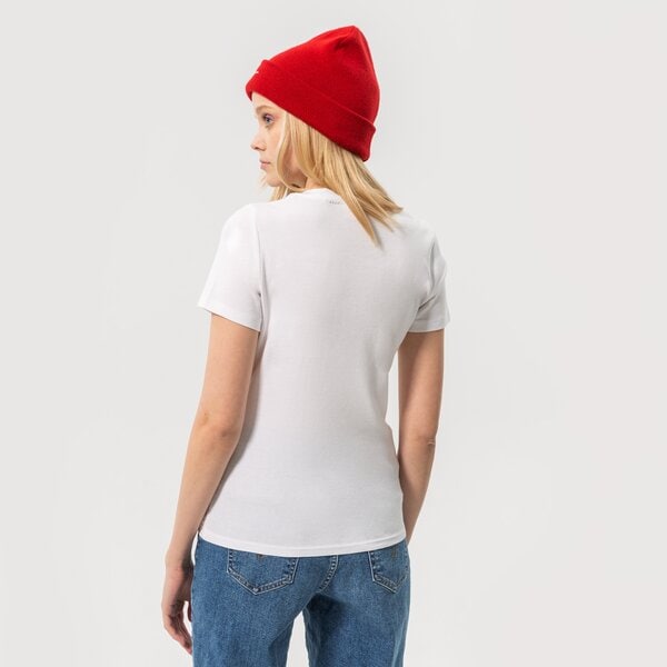 Дамска тениска LEVI'S ТЕНИСКА SS RIB BABY TEE 37697-0000 цвят бял