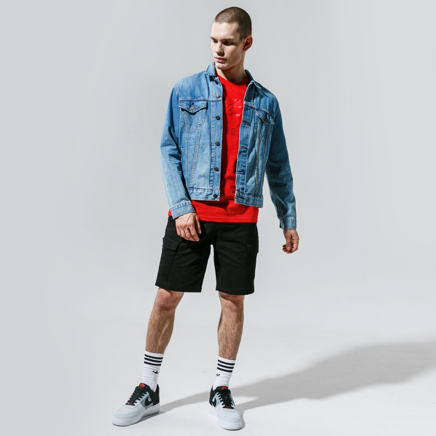 Мъжка тениска CONFRONT ТЕНИСКА BIG LOGO cf320tsm68002 цвят червен