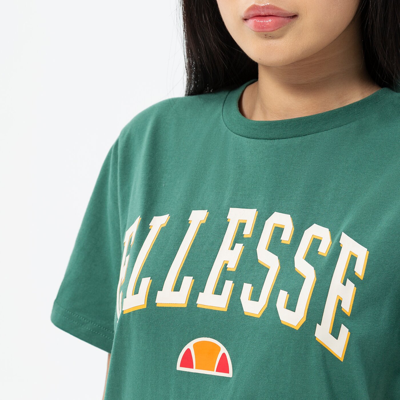 Дамска тениска ELLESSE ТЕНИСКА ALLOUI OVERSIZED ТЕНИСКА DGREEN sgp16699502 цвят зелен