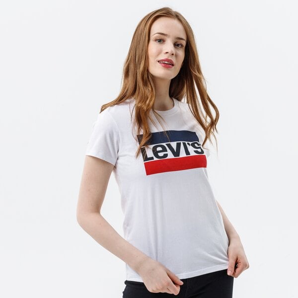 Дамска тениска LEVI'S ТЕНИСКА THE PERFECT TEE 17369-0297 цвят бял