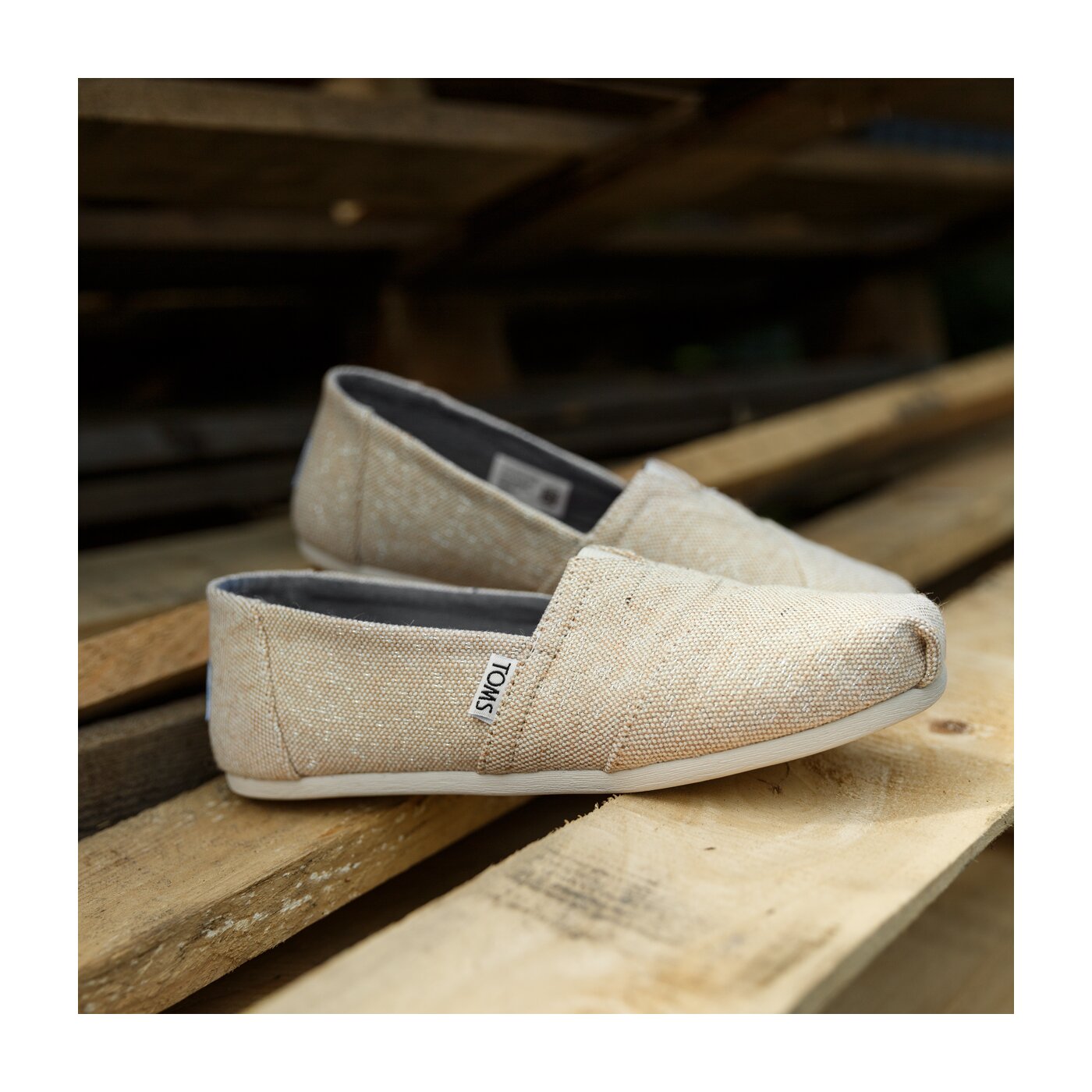 Дамски кежуал TOMS ALPARGATA 10009756 цвят бежов