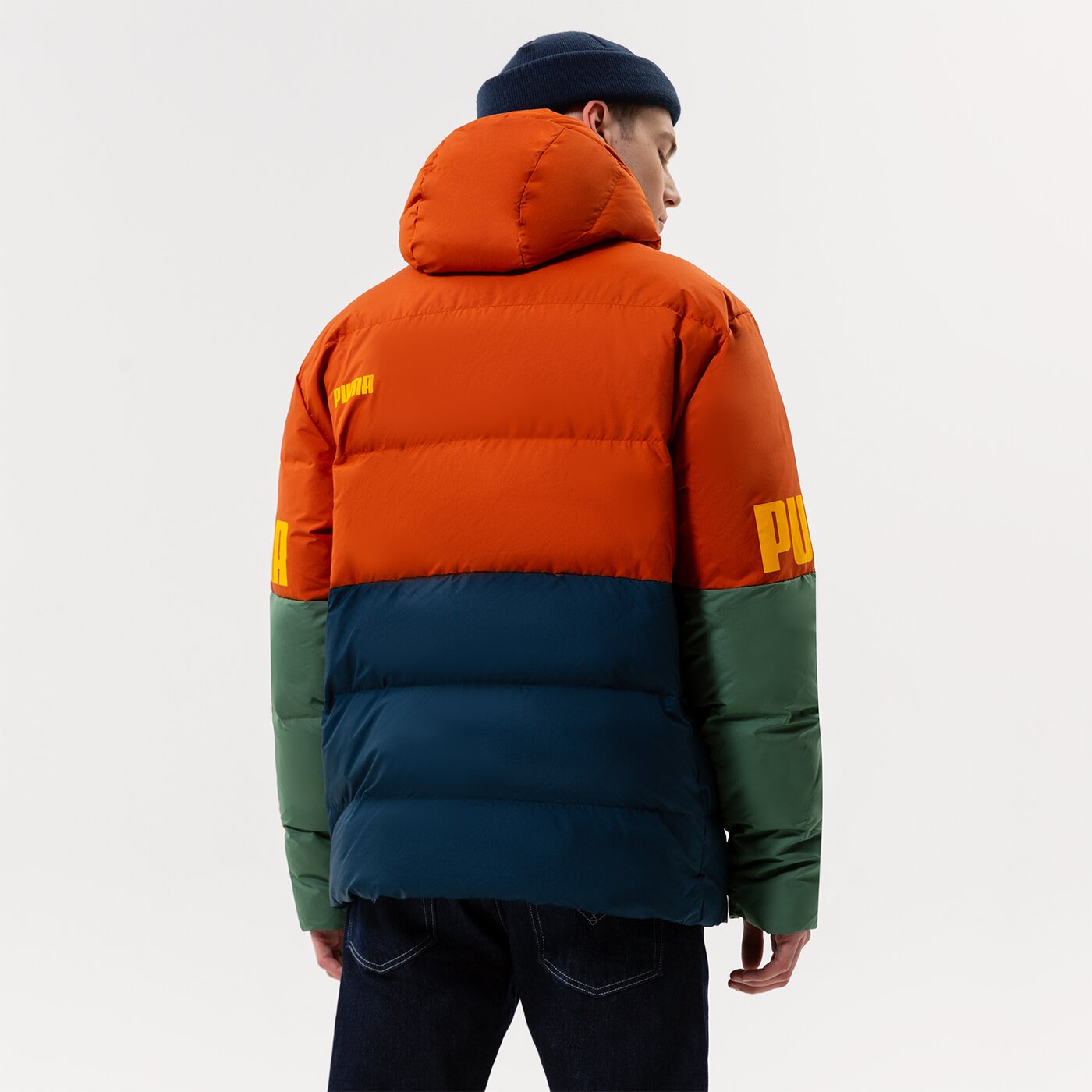 Мъжко зимно яке PUMA ЯКЕ ЗИМНО PUMA POWER HOODED DOWN PUFFER 849335 64 цвят тъмносин