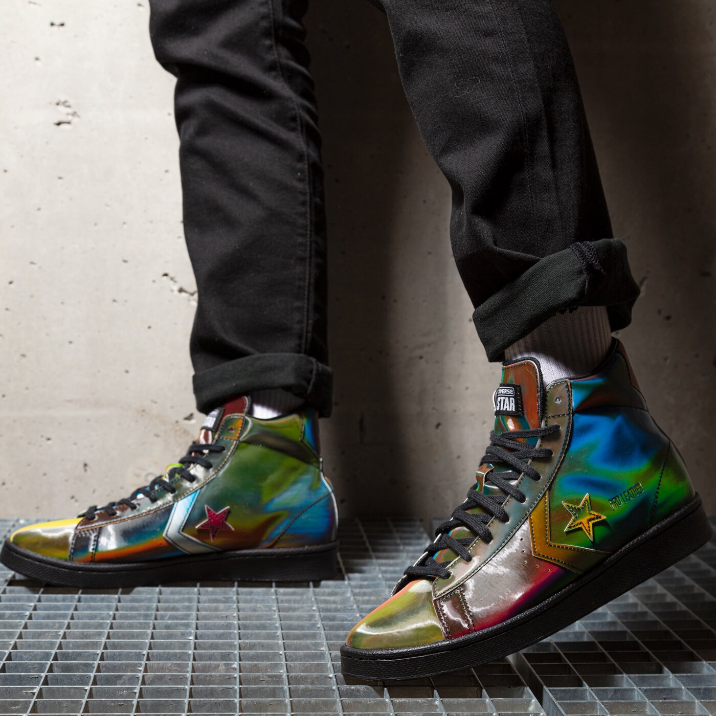 Мъжки маратонки CONVERSE PRO LEATHER GOLD STANDARD 170494c цвят многоцветен