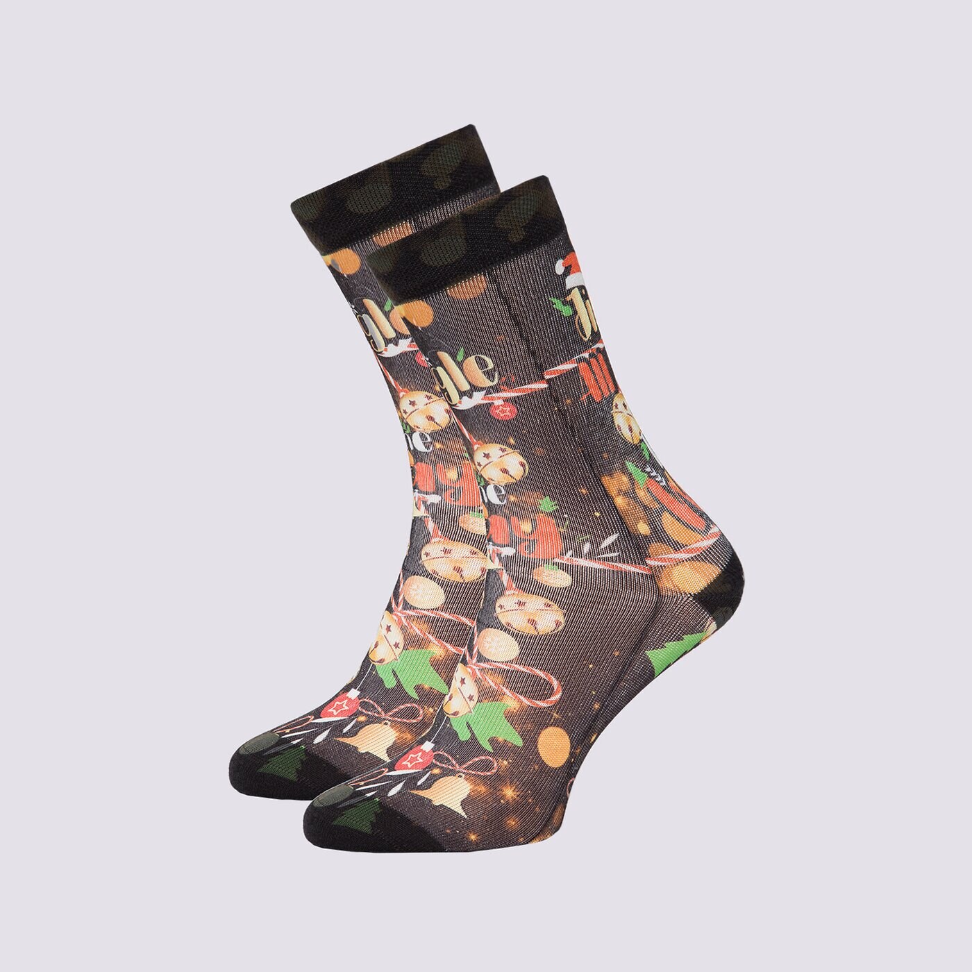 Дамски чорапи WIGGLESTEPS ЧОРАПИ JINGLE ON THE WAY 1010-03810-950 цвят сив