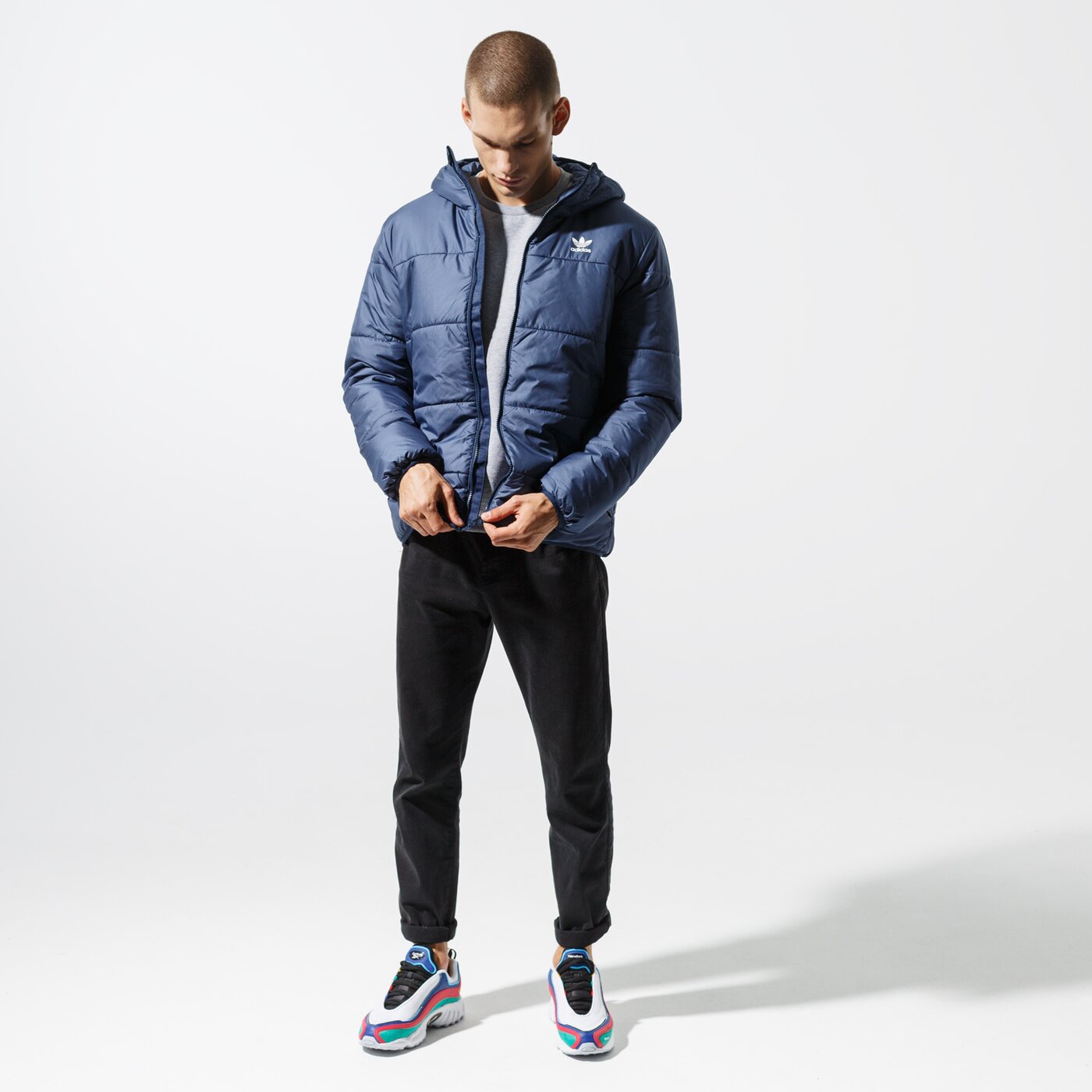 Мъжки суичър CONFRONT СУИТЧЪР ESSENTIAL GRY SWEATSHIRT cf39blm39004 цвят сив