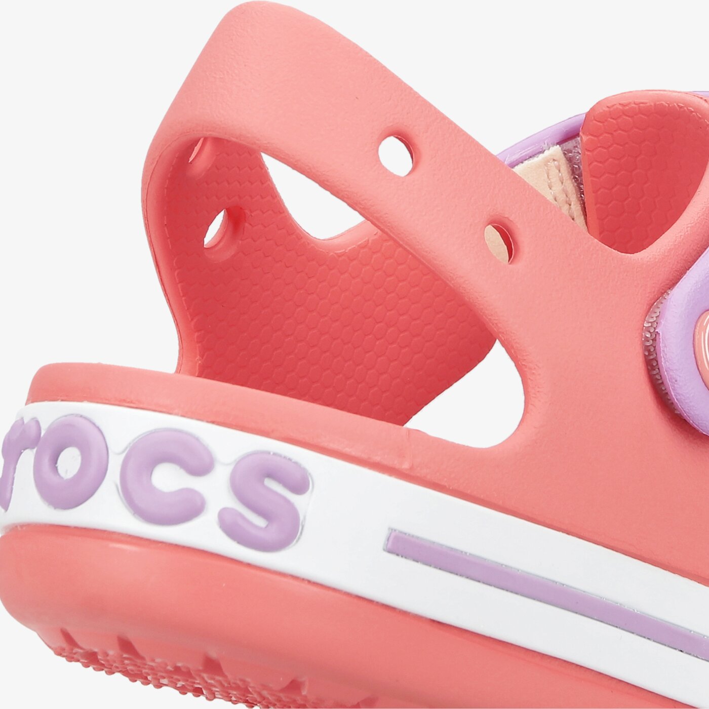 Детски чехли и сандали CROCS CROCBAND SANDAL KIDS 128566slk цвят оранжев
