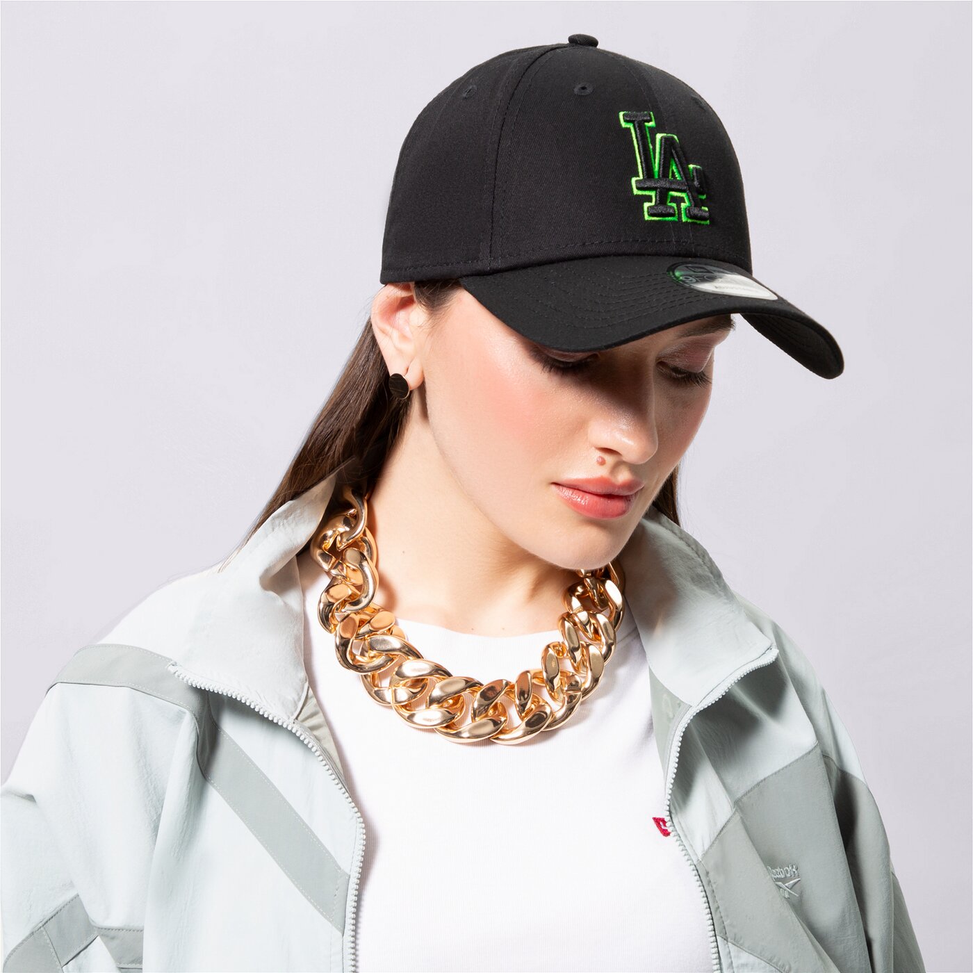 Мъжка шапка с козирка NEW ERA ШАПКА NEON OUTLINE 940 LA DODGERS LOS ANGELES DODGER 60358123 цвят черен