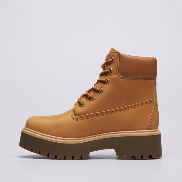 Дамски боти TIMBERLAND STONE STREET 6 INCH LACE UP WP BOOT tb0a2h3cen11 цвят кафяв