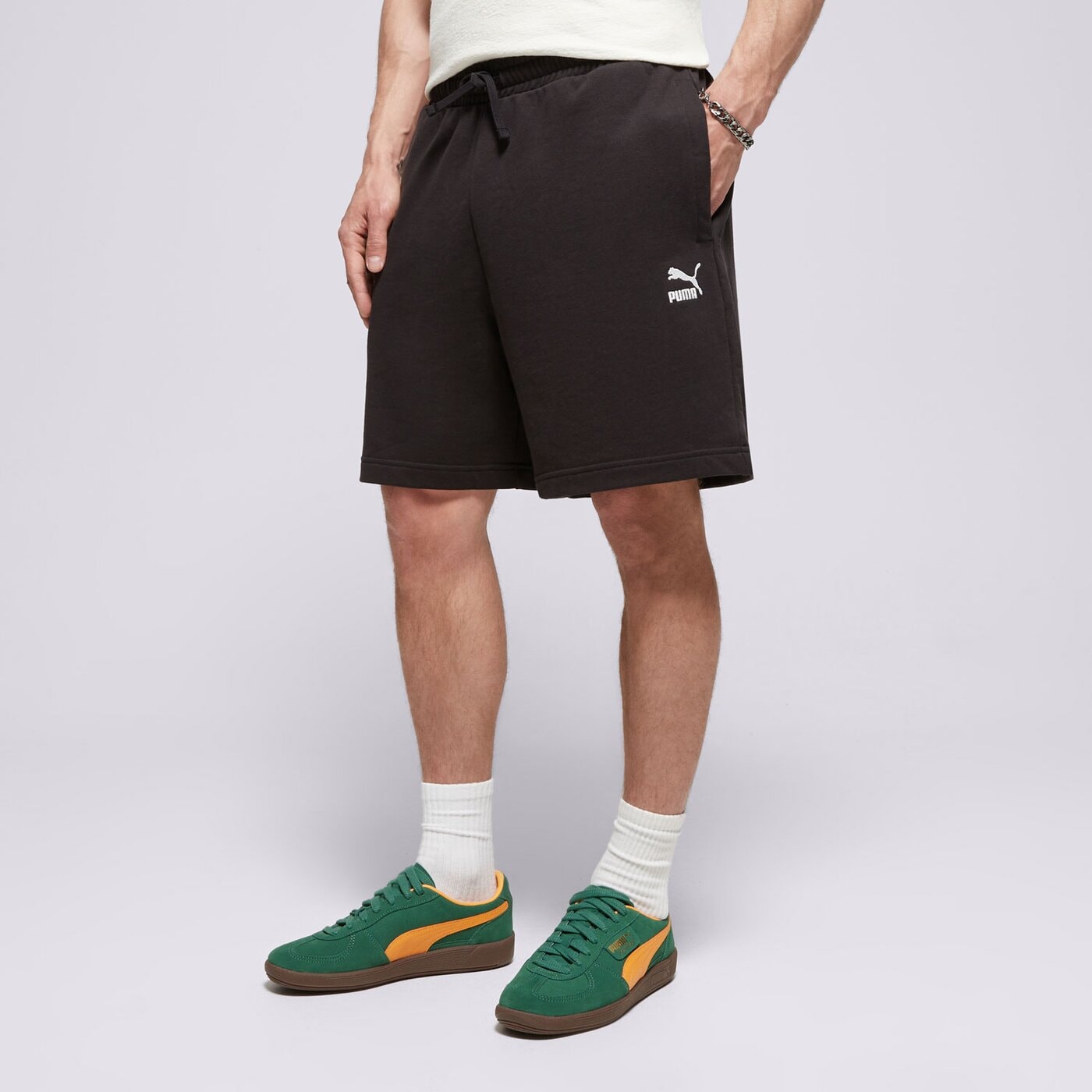 Мъжки къси панталони PUMA ШОРТИ BETTER CLASSICS RELAXED SHORTS 62424901 цвят черен
