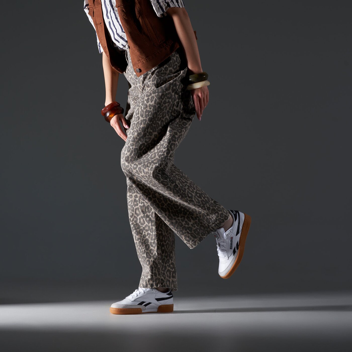 Дамски маратонки REEBOK CLUB C REVENGE VINTAGE 100202316 цвят бял