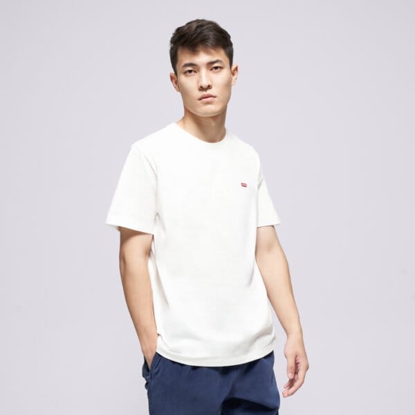 Мъжка тениска LEVI'S ТЕНИСКА SS ORIGINAL HM TEE 566050000 цвят бял