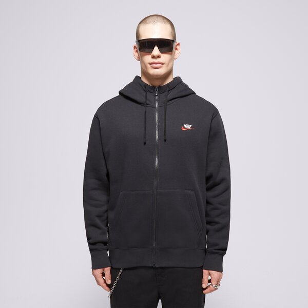 Мъжки суичър NIKE СУИТЧЪР С КАЧУЛКА M NSW CLUB DT HOODIE FZ BB ESSENTIALS dq8384-012 цвят черен