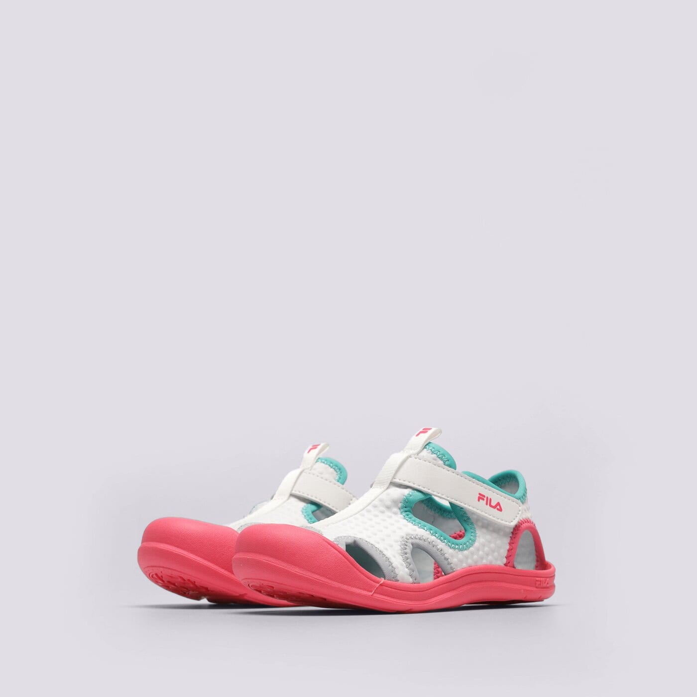 Детски чехли и сандали FILA AQUA KD 3sm01943-149 цвят бял