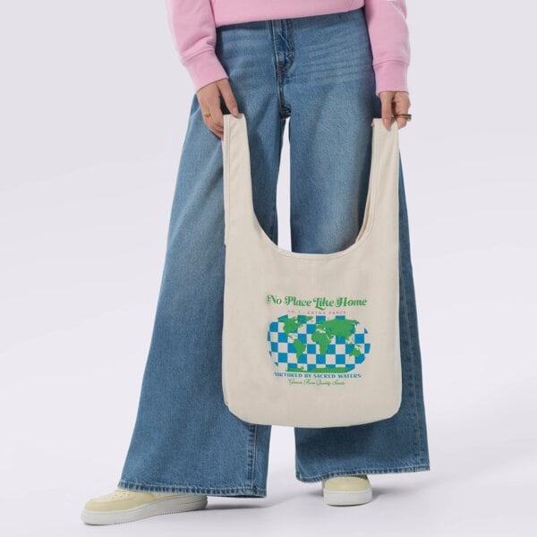 Дамски сак VANS ЧАНТА ECO POSITIVITY TOTE vn0a5li57vj1 цвят бежов