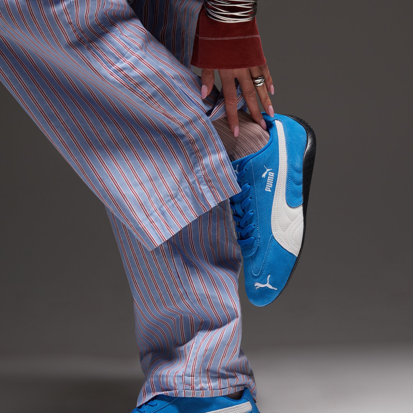 Дамски маратонки PUMA SPEEDCAT OG 39884618 цвят син