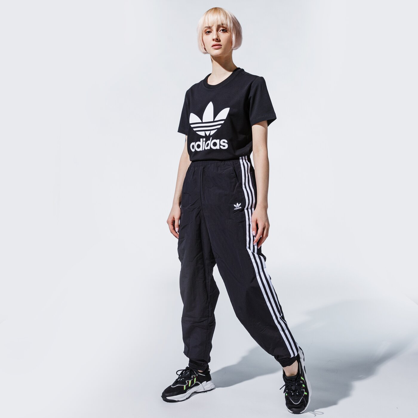 Дамска тениска ADIDAS ТЕНИСКА TREFOIL TEE #gn2896 цвят черен