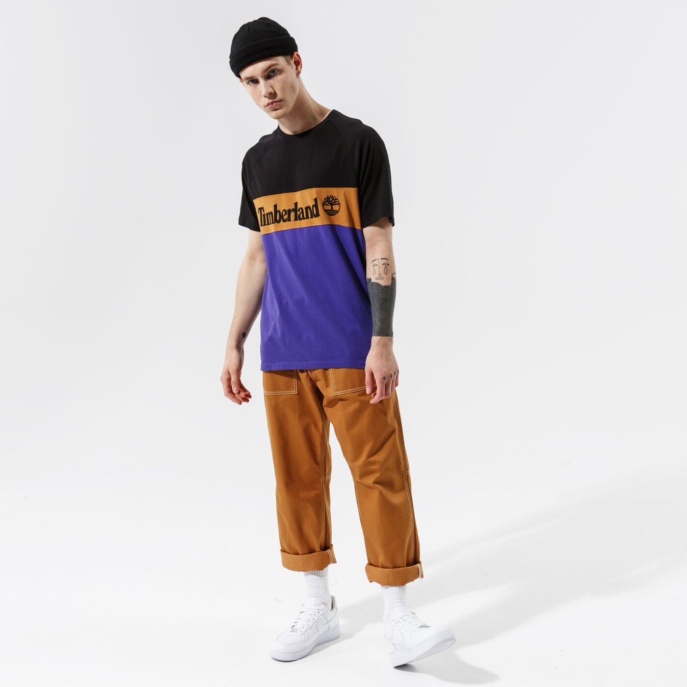 Мъжка тениска TIMBERLAND ТЕНИСКА YC SS CUT & SEW TEE tb0a22k4ce11 цвят виолетов