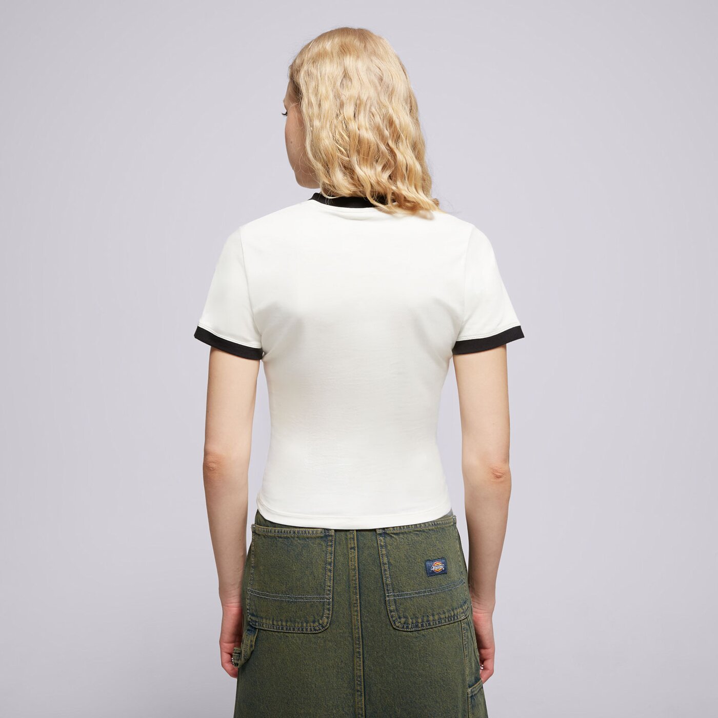 Дамска тениска DICKIES ТЕНИСКА LEWISTOWN RINGER SS TEE W dk0a4z8ic481 цвят бежов