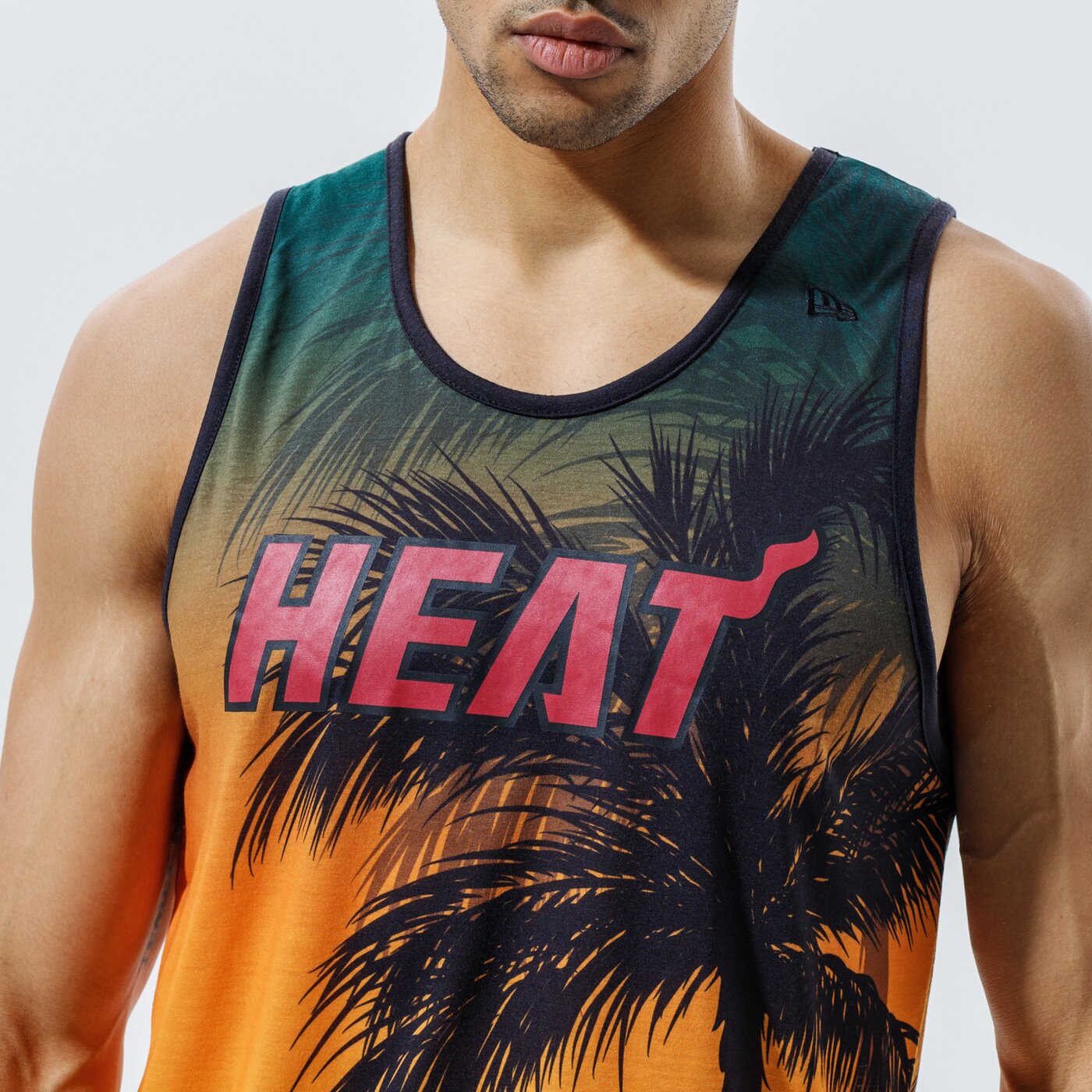 Мъжка тениска NEW ERA ПОТНИК NBA COASTAL HEAT ПОТНИК MIAMI HEAT MIAMI HEAT 11569523 цвят многоцветен