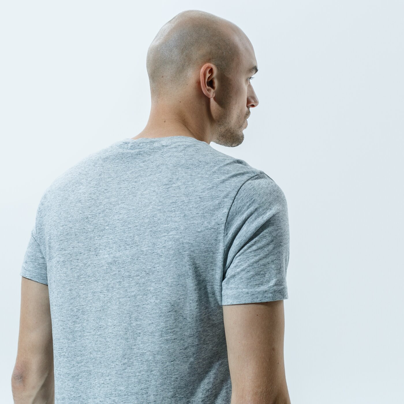 Мъжка тениска CHAMPION ТЕНИСКА CREWNECK ТЕНИСКА 214747em021 цвят сив