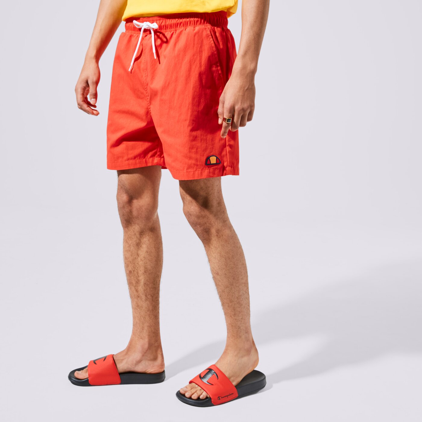 Мъжки къси панталони ELLESSE ШОРТИ HUGU she09977red цвят червен