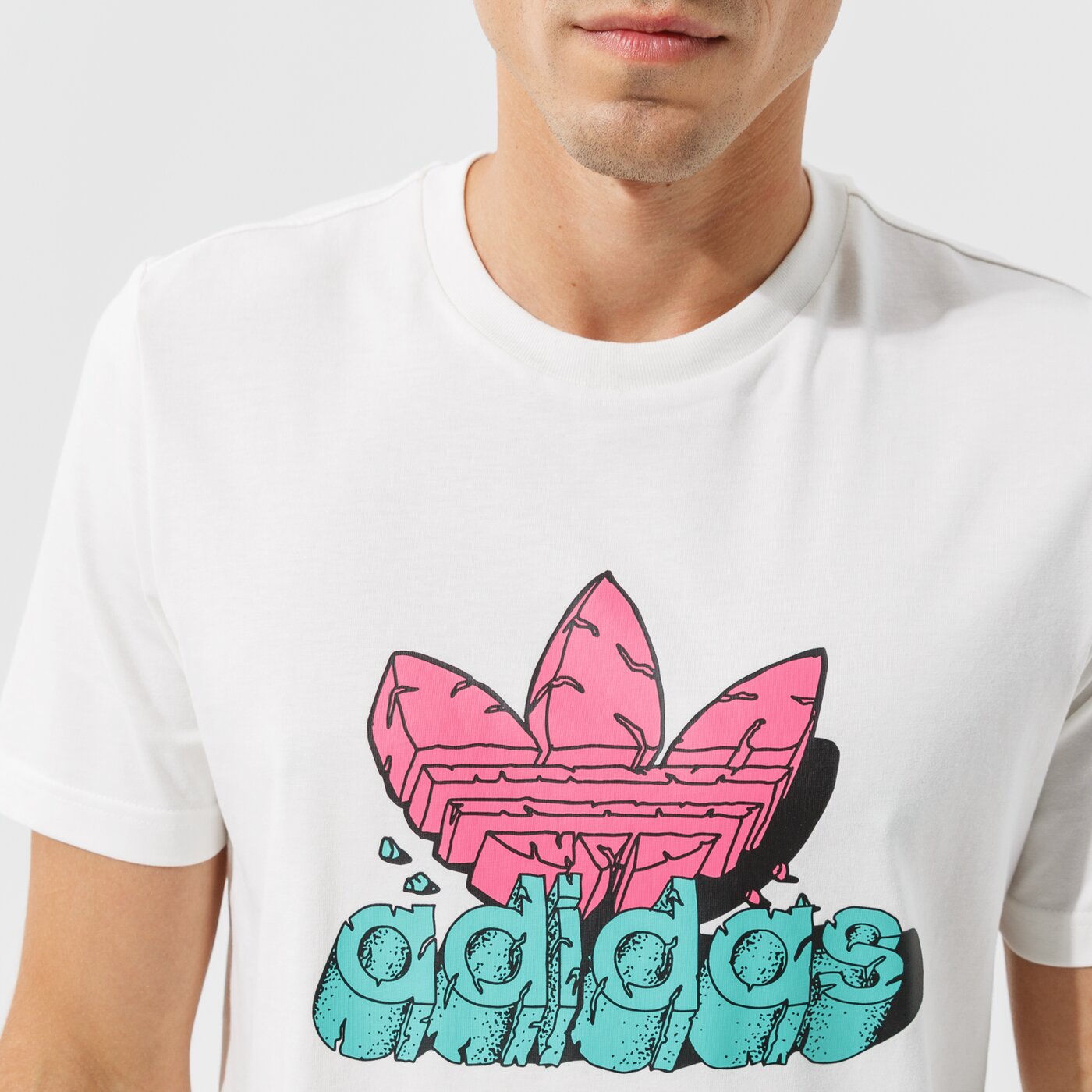 Мъжка тениска ADIDAS ТЕНИСКА 5 AS TEE h13481 цвят бял