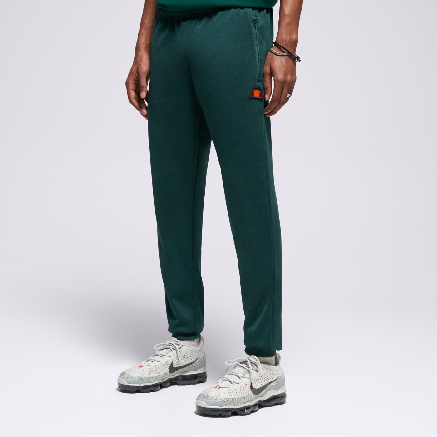 Мъжки панталони ELLESSE ПАНТАЛОНИ BERTONI TRACK PANT DGREEN shr04351502 цвят зелен