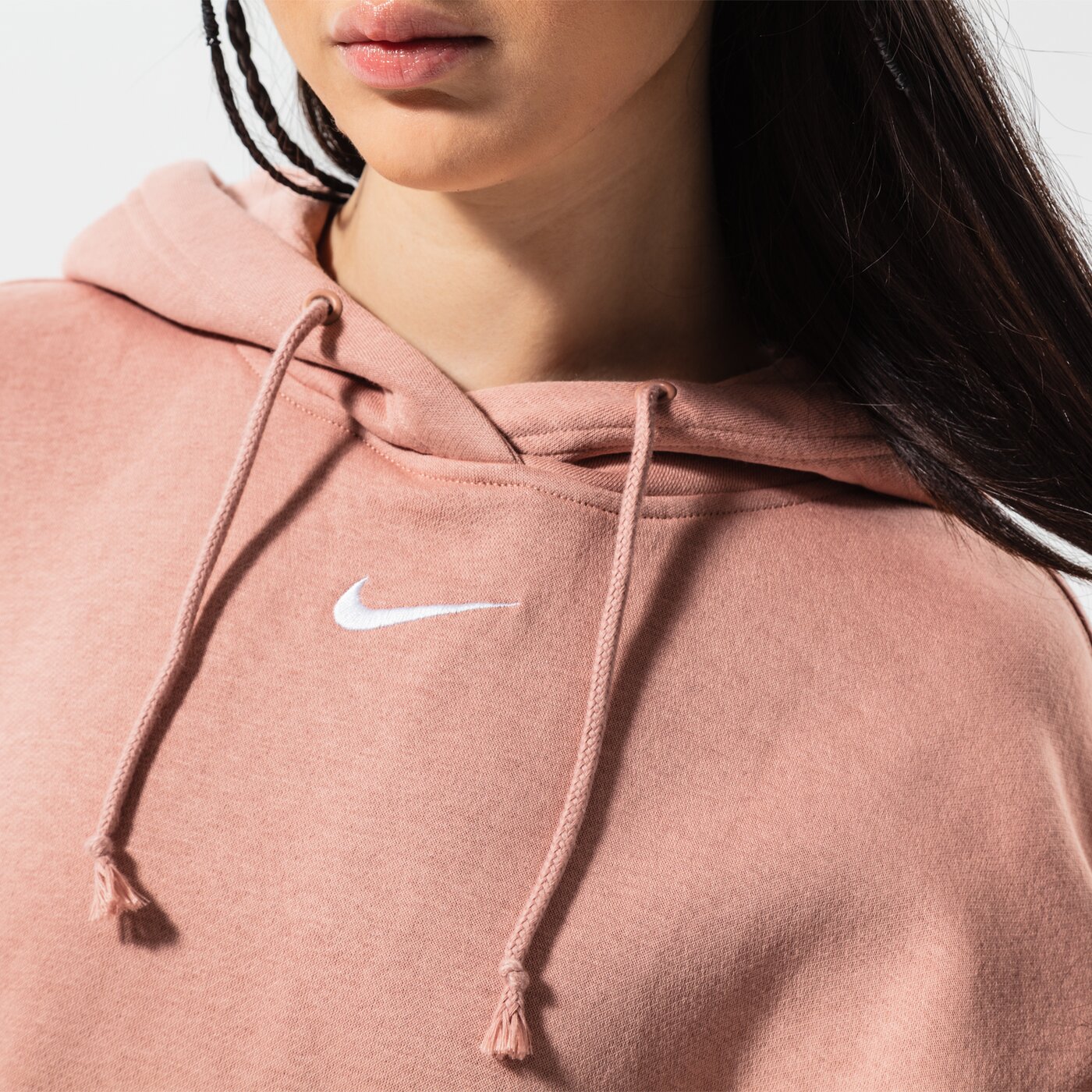 Дамски суичър NIKE СУИТЧЪР С КАЧУЛКА SPORTSWEAR OVERSIZED dq5097-609 цвят розов