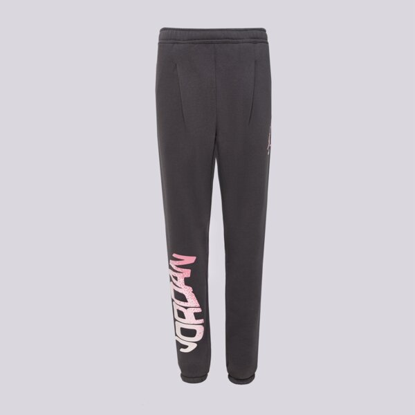 Детски панталони JORDAN ПАНТАЛОНИ JUMPMAN CLUB PLEATED FLC PANT GIRL 45f412-g0t цвят черен