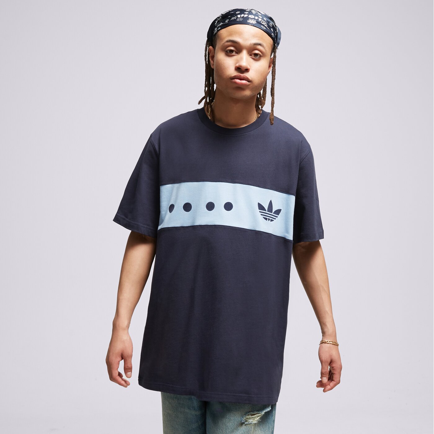 Мъжка тениска ADIDAS ТЕНИСКА CITY TEE ic8414 цвят тъмносин