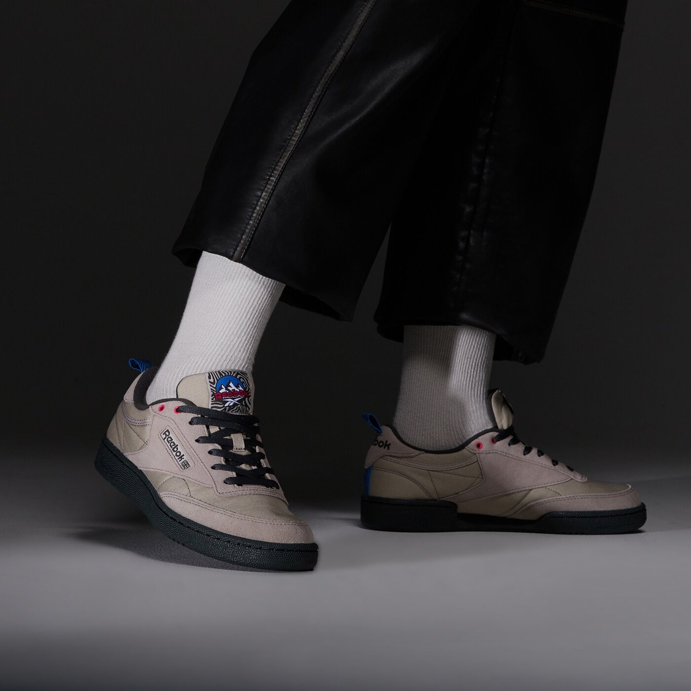 Мъжки маратонки REEBOK CLUB C 85 100201188 цвят бежов