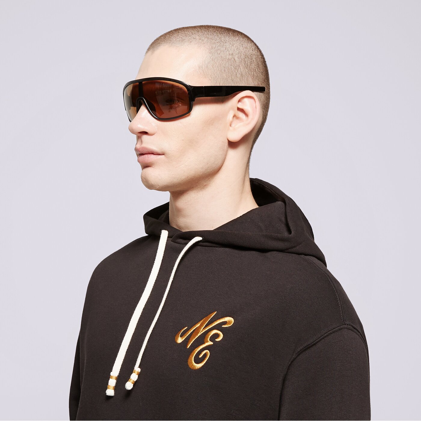 Мъжки суичър NEW ERA СУИТЧЪР С КАЧУЛКА NE SCRIPT LOGO NONE 60435401 цвят черен