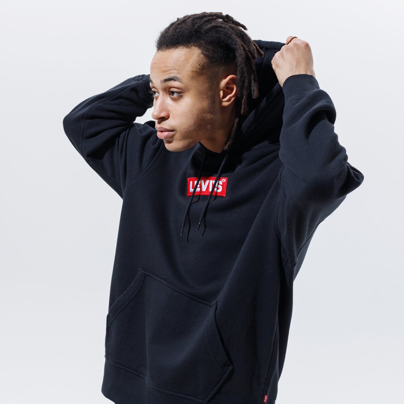 Мъжки суичър LEVI'S СУИТЧЪР С КАЧУЛКА RELAXED GRAPHIC HOODIE 72632-0023 цвят черен