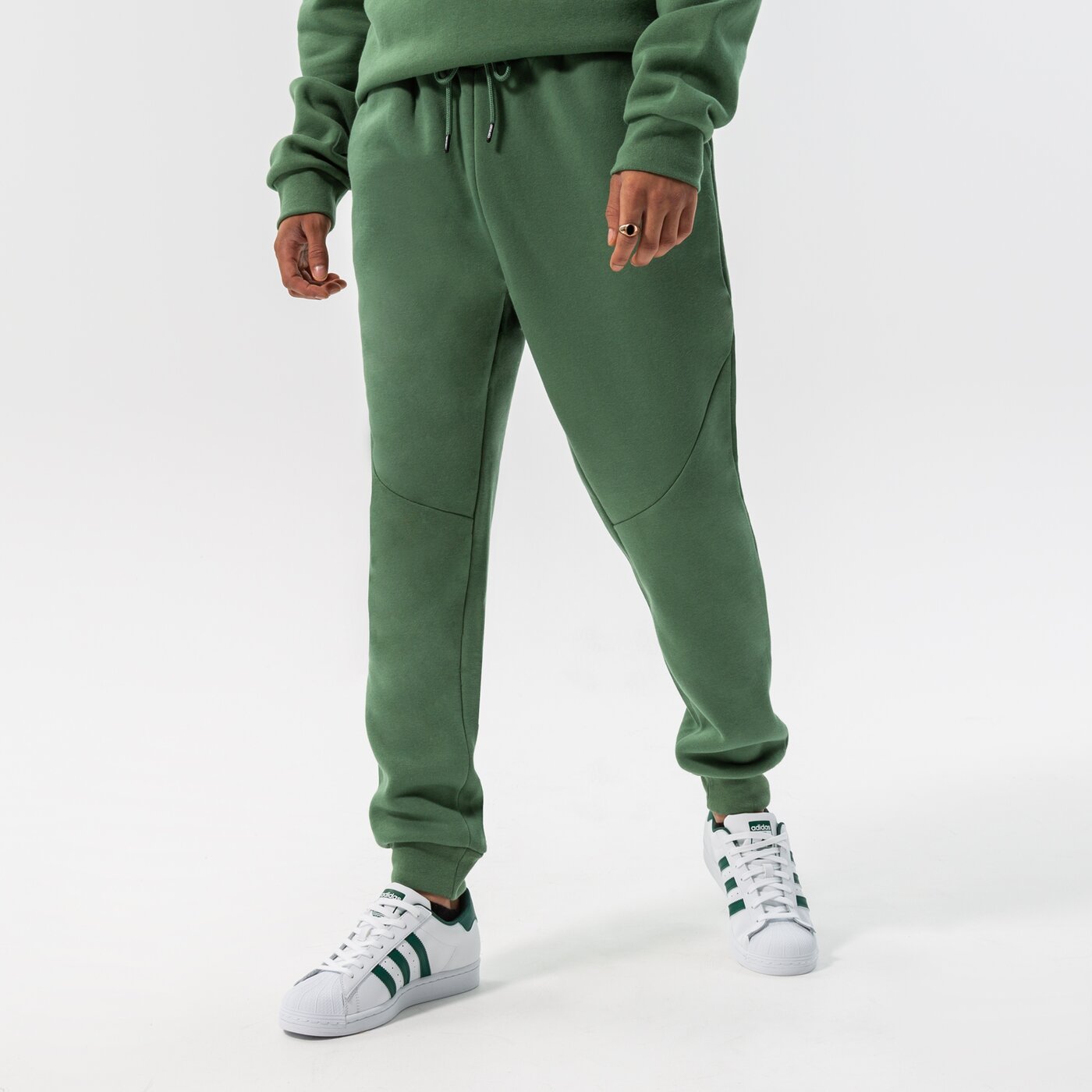 Мъжки панталони CONFRONT ПАНТАЛОНИ CONFRONT BASIC PANTS cf322spm90003 цвят зелен