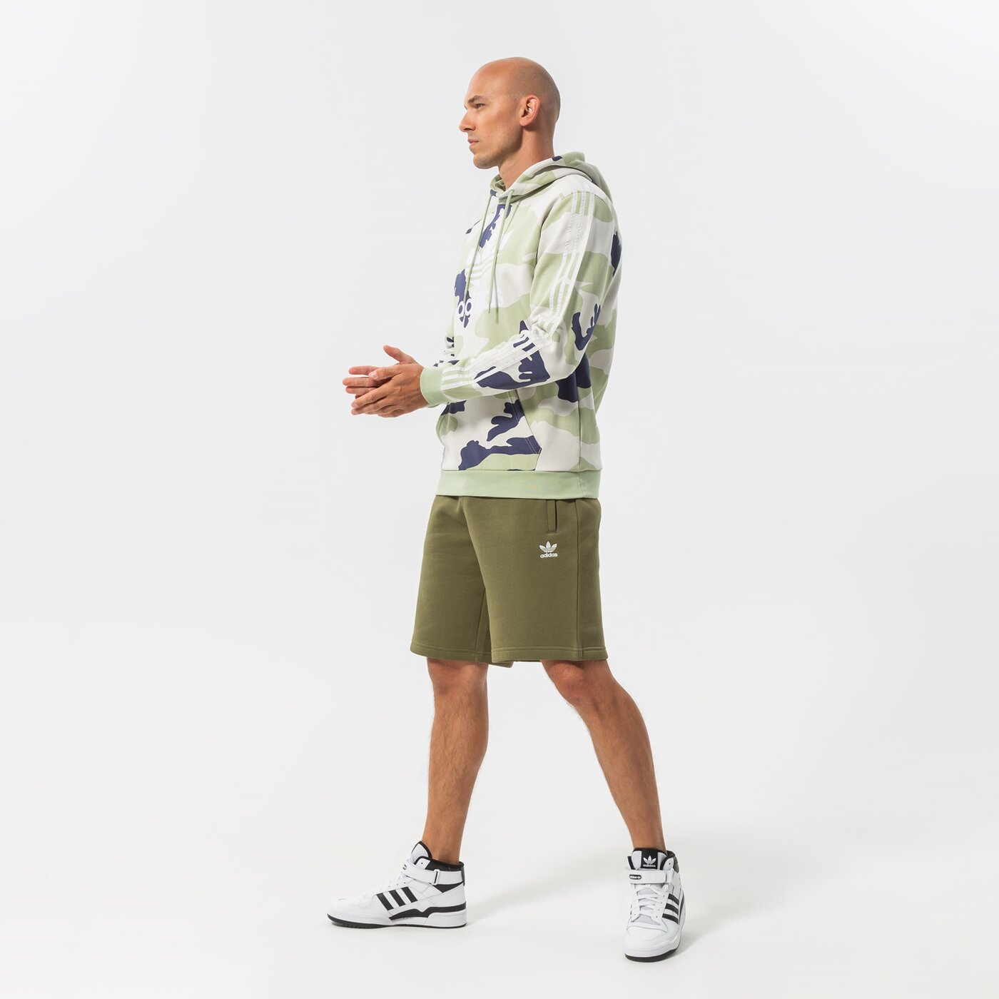 Мъжки къси панталони ADIDAS ШОРТИ ESSENTIAL SHORT h65677 цвят каки