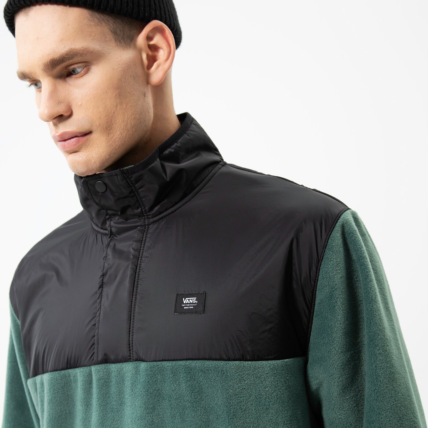 Мъжки суичър VANS СУИТЧЪР MAMMOTH PO DUCK vn0a7s86q7m1 цвят зелен