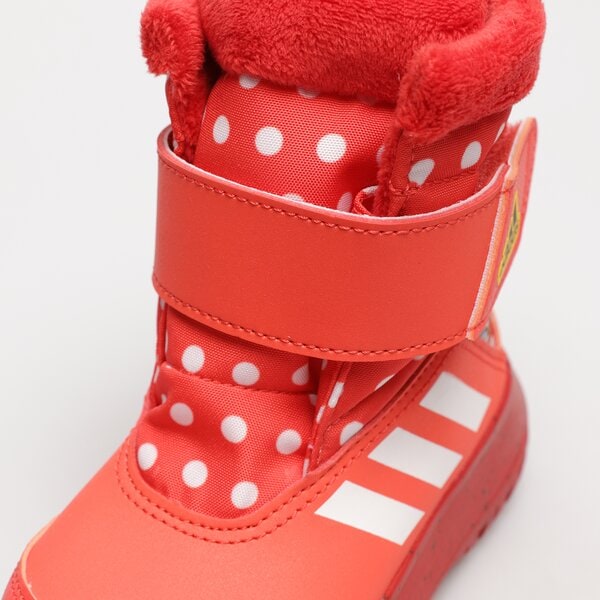 Детски зимни обувки ADIDAS WINTERPLAY MINNIE I ig7191 цвят червен