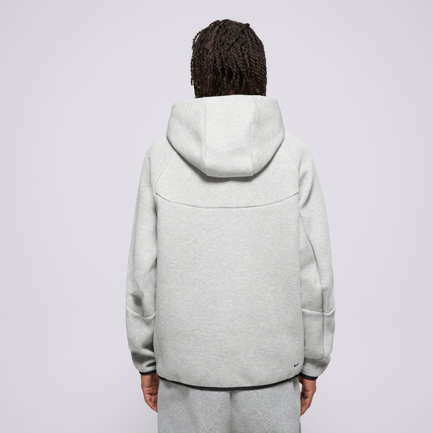 Мъжки суичър NIKE СУИТЧЪР С КАЧУЛКА M NK TCH FLC FZ WR HOODIE hv0949-063 цвят сив