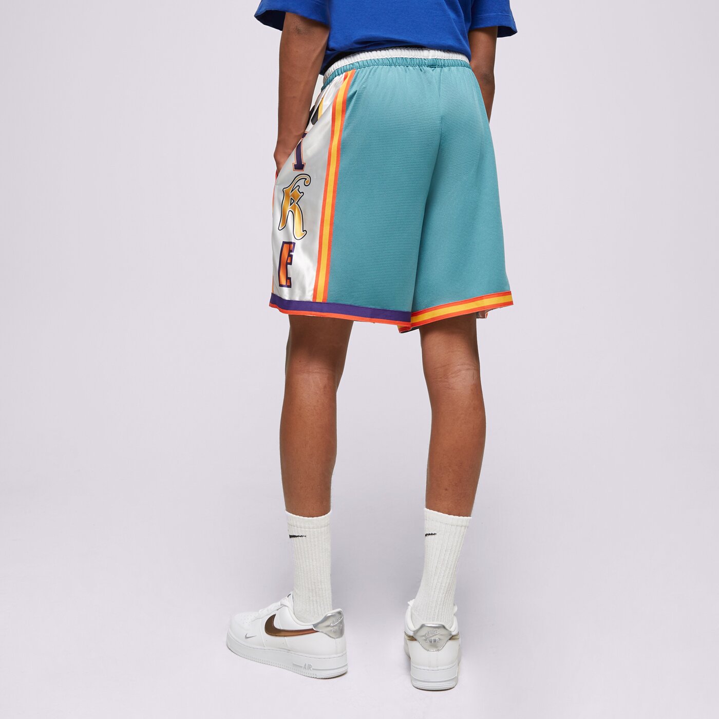 Мъжки къси панталони NIKE ШОРТИ M NK DF DNA+ 8IN SSNL NBA dx0255-379 цвят многоцветен