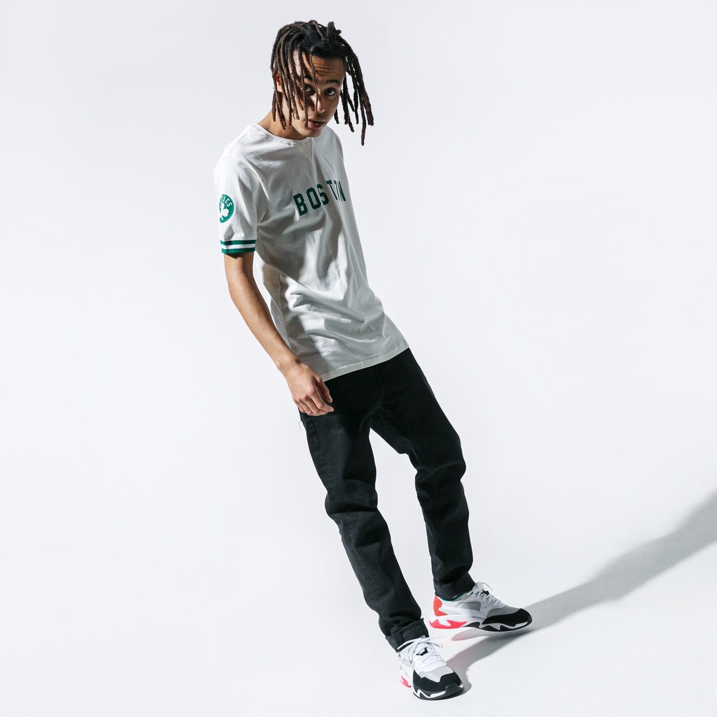 Мъжка тениска NEW ERA ТЕНИСКА NBA WORDMARK TEE CELTICS BOSTON CELTICS SFP 12123885 цвят бежов