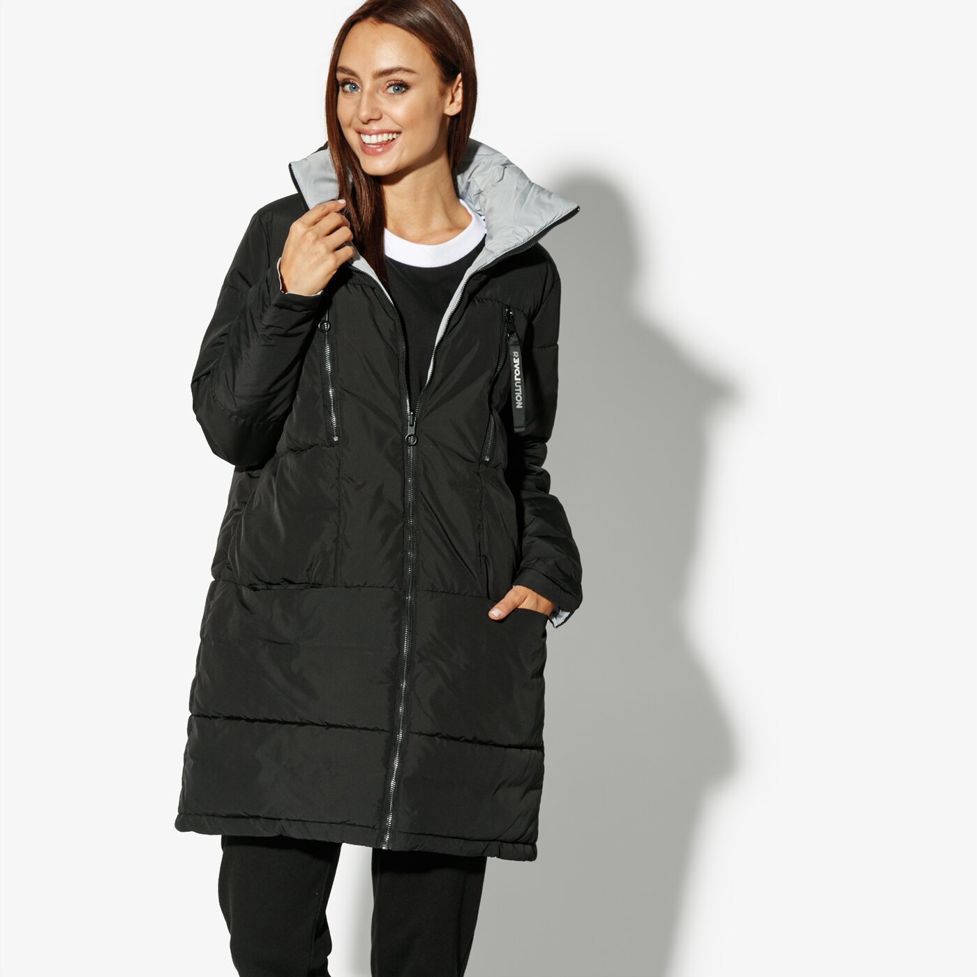 Дамско зимно яке CONFRONT ЯКЕ TORRY cf38kud18002 цвят черен